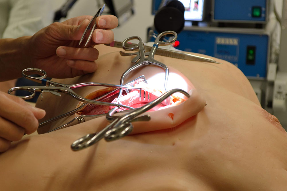 The Advanced Microsurgery Trainer, developed by VCU faculty and an alumna, allows residents to practice surgical techniques.